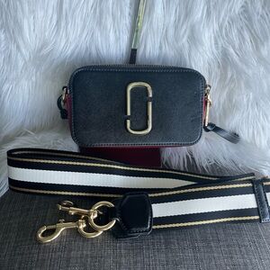Marc Jacob’s Camera Bag with Striped Strap